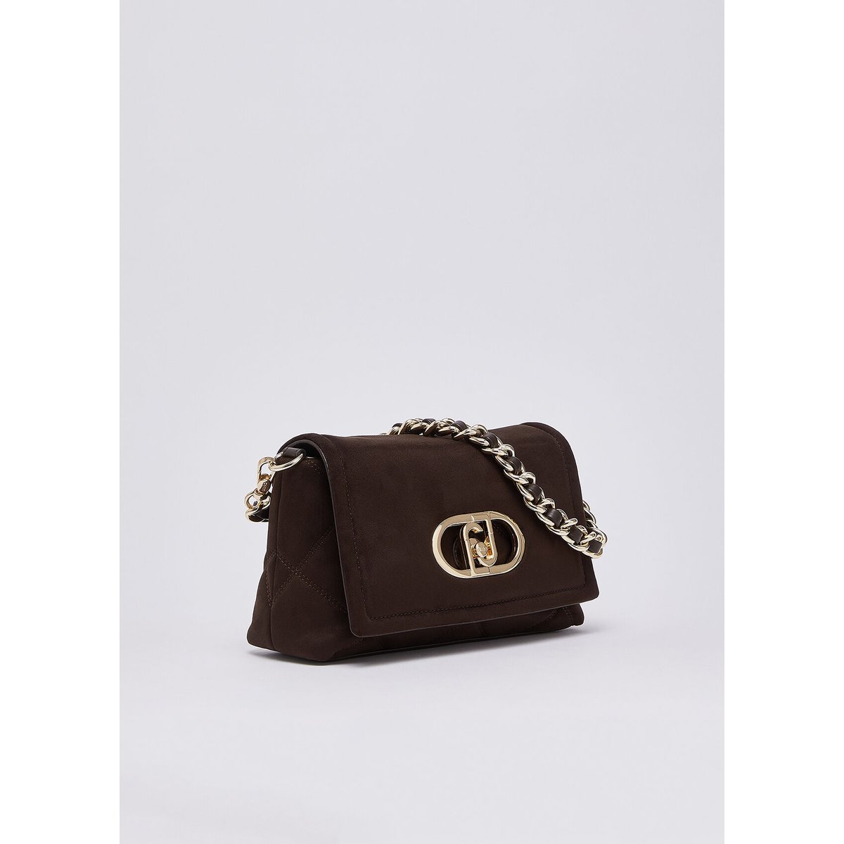 Sac LaPuffy format moyen en microfibre cacao, LIU JO