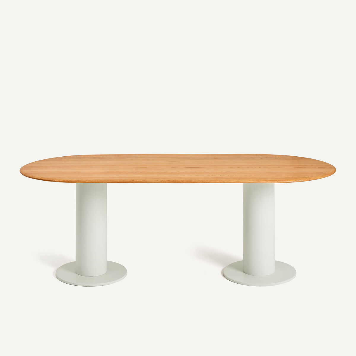 Plateau de table ovale, en chêne, longueur 220 cm, OVALO chêne naturel, AM.PM