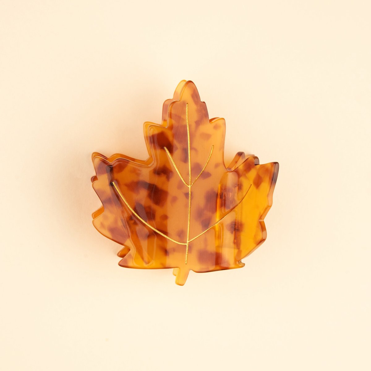 Pince à cheveux Feuille d'Érable couleur unique, COUCOU SUZETTE