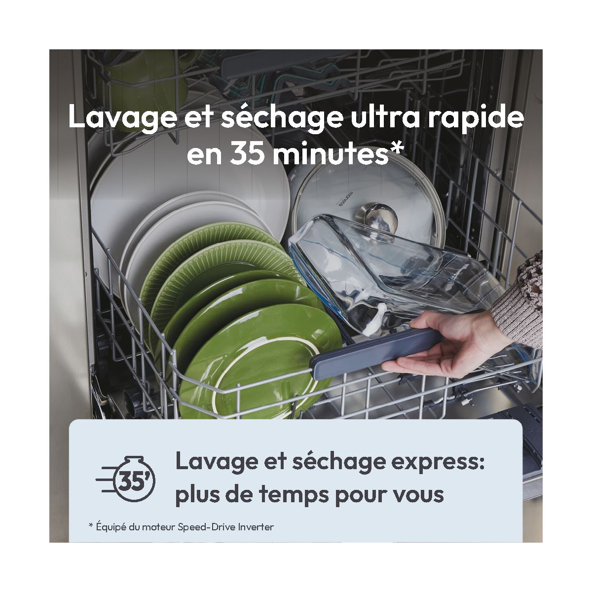 Lave vaisselle 60 cm CNF 4A4S3PSX couleur unique, CANDY