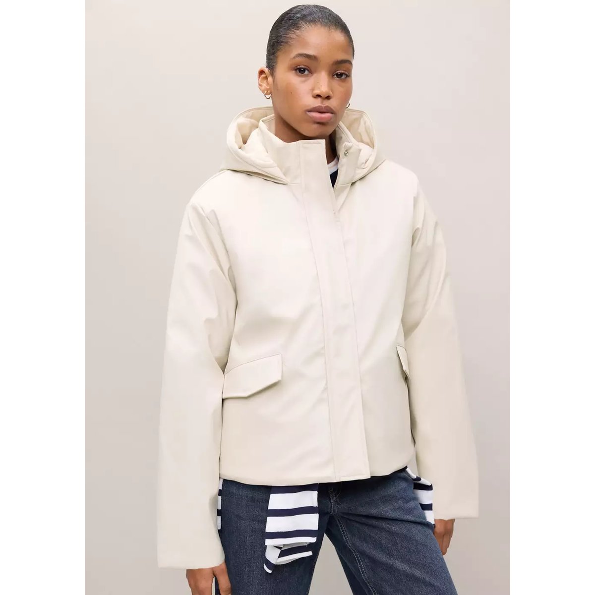 Ciré intérieur matelassé beige, MANGO TEEN
