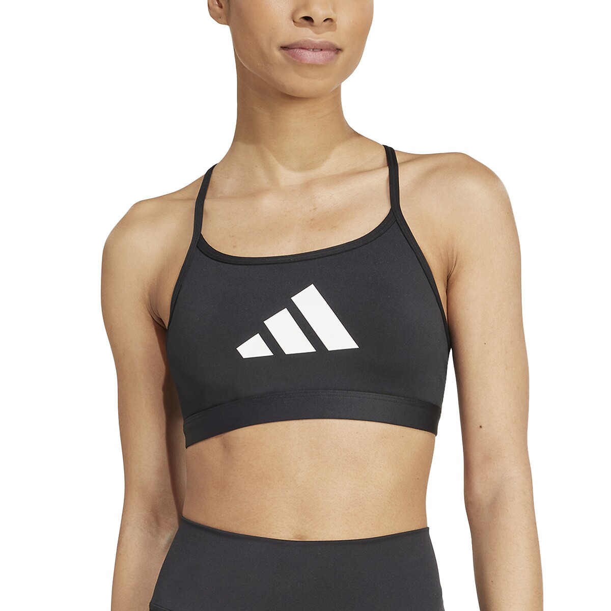 Training Bra, Train Essentials Logo black, adidas Performance