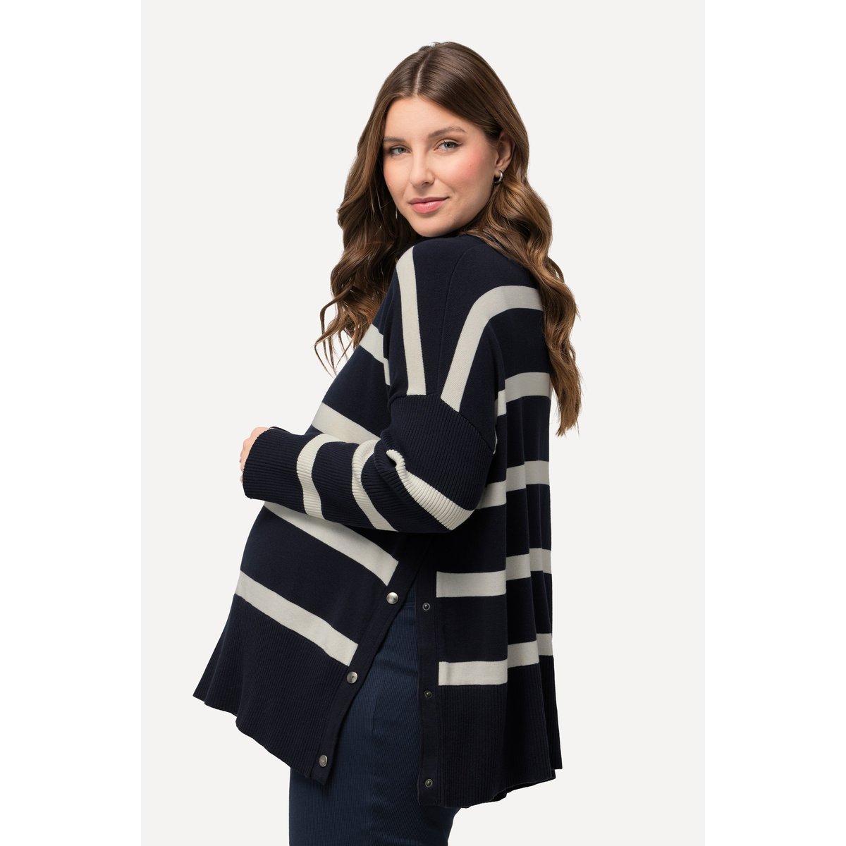 Pull de grossesse à manches longues marine, ULLA POPKEN