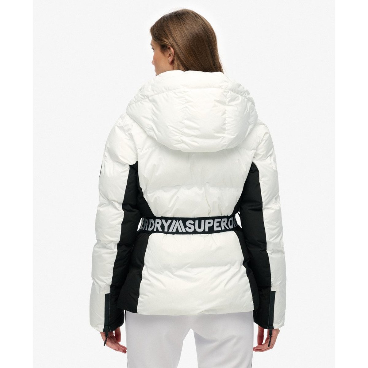Veste Matelassée de Ski Luxe à Ceinture optic, SUPERDRY