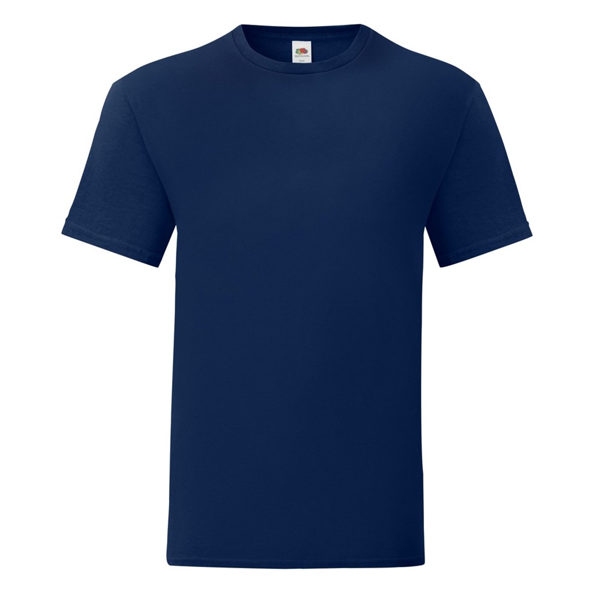 T-shirt manches courtes ICONIC bleu marine, FRUIT OF THE LOOM