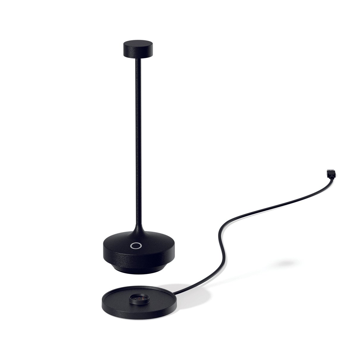 Lampe de table sans fil LED RUBY noir, LUMISKY