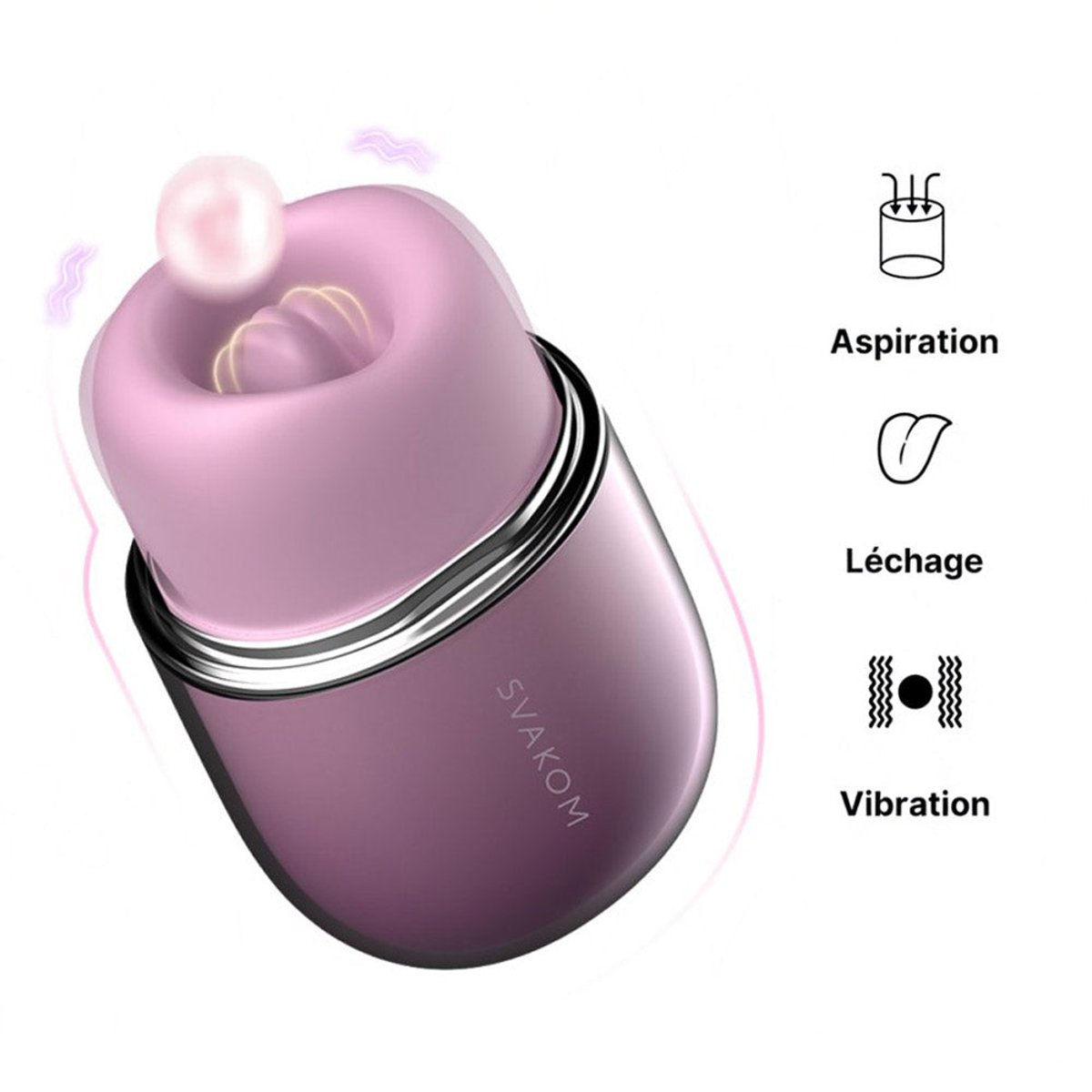 - Klitty - Stimulateur Clitoridien violet, SVAKOM