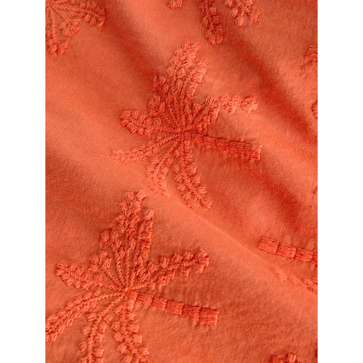 Pantalon large brodé orange, NEXT