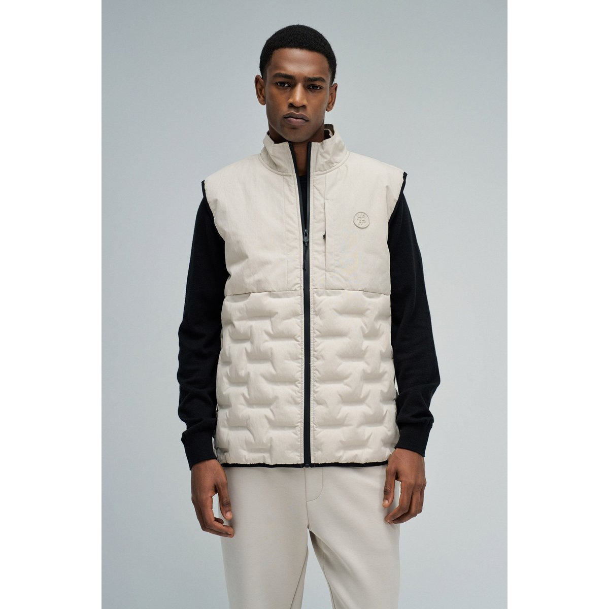 GILET MATELASSÉ beige, SALSA JEANS