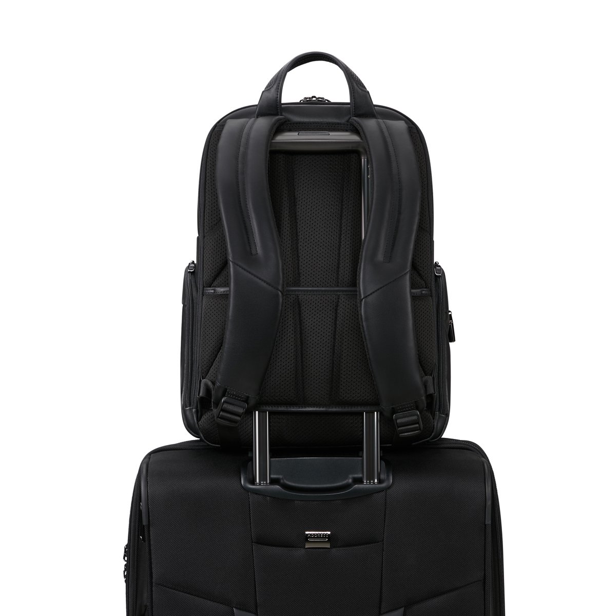 Pro-dlx leather sac à dos ordinateur black, SAMSONITE