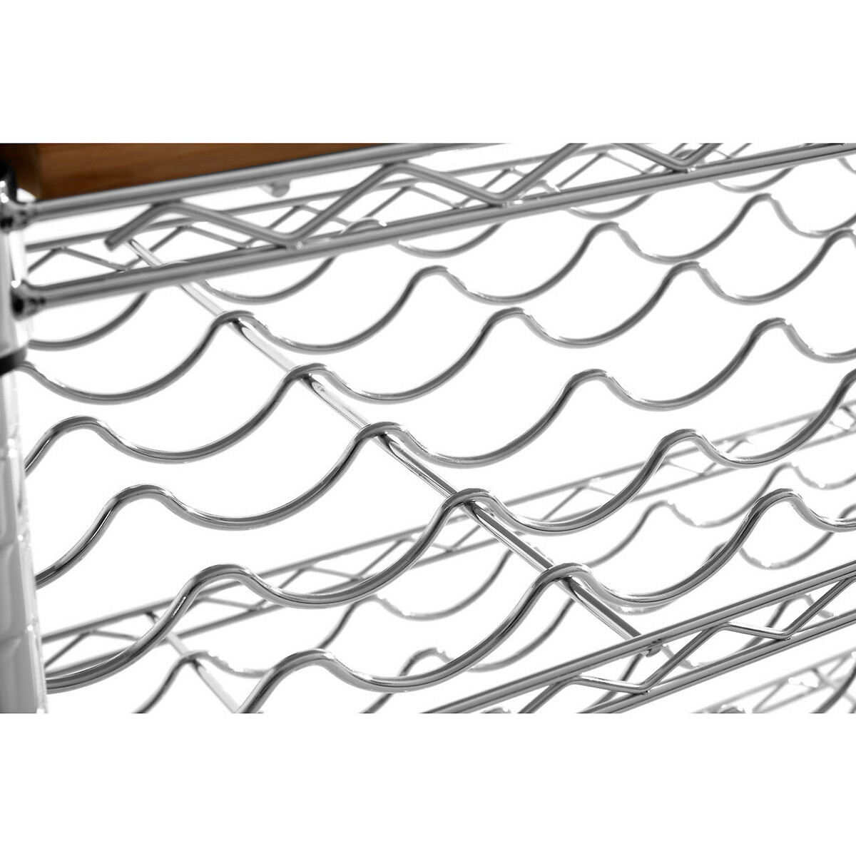 5-Tier Frankfurt Wine Rack silver-coloured, SO'HOME