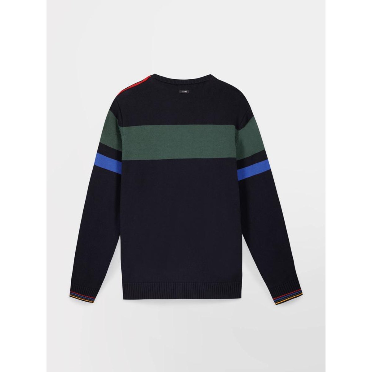 Pull encolure ronde NOVAKRON marine, TBS
