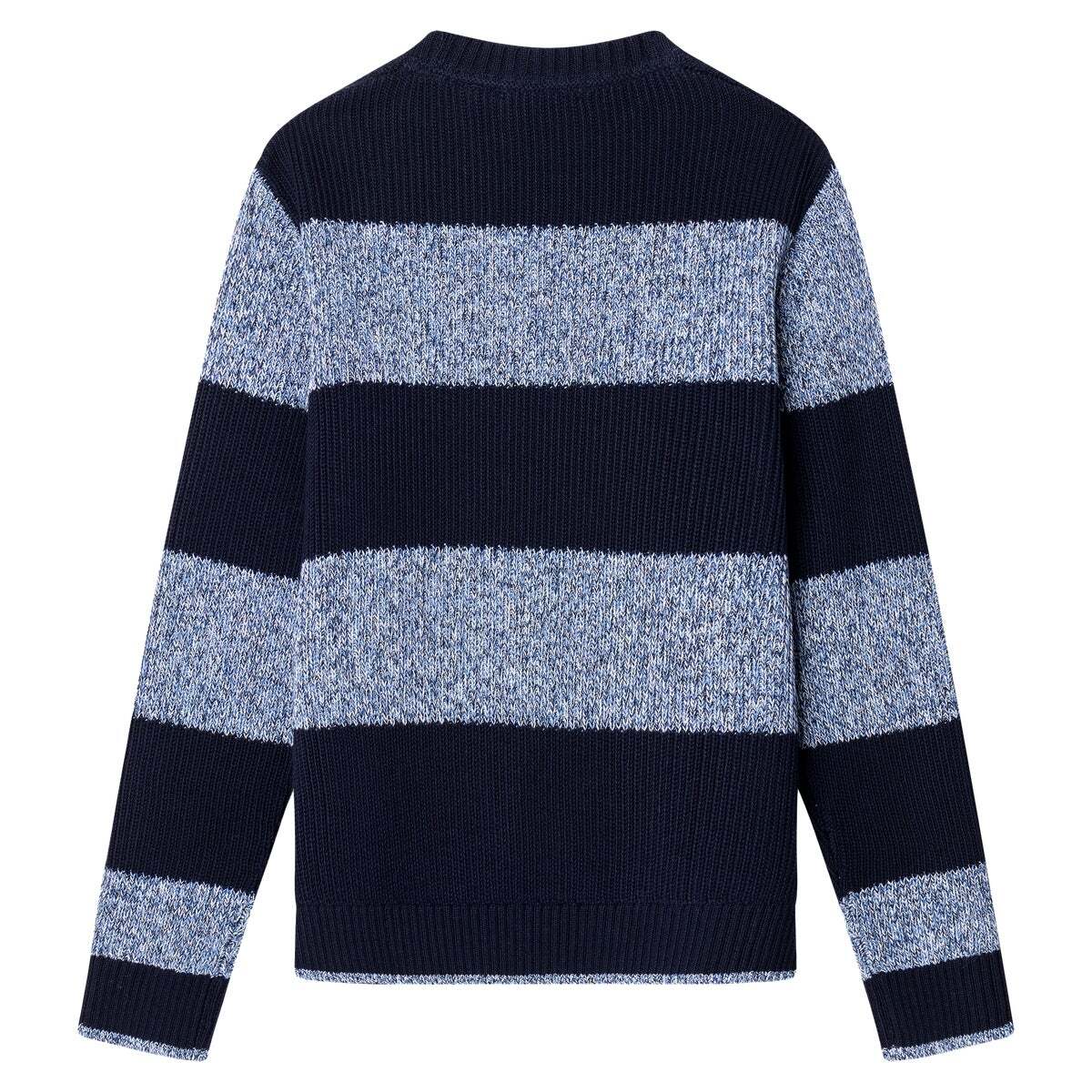 Pull Mouliné À Rayures Coupe Regular marine, PEPE JEANS