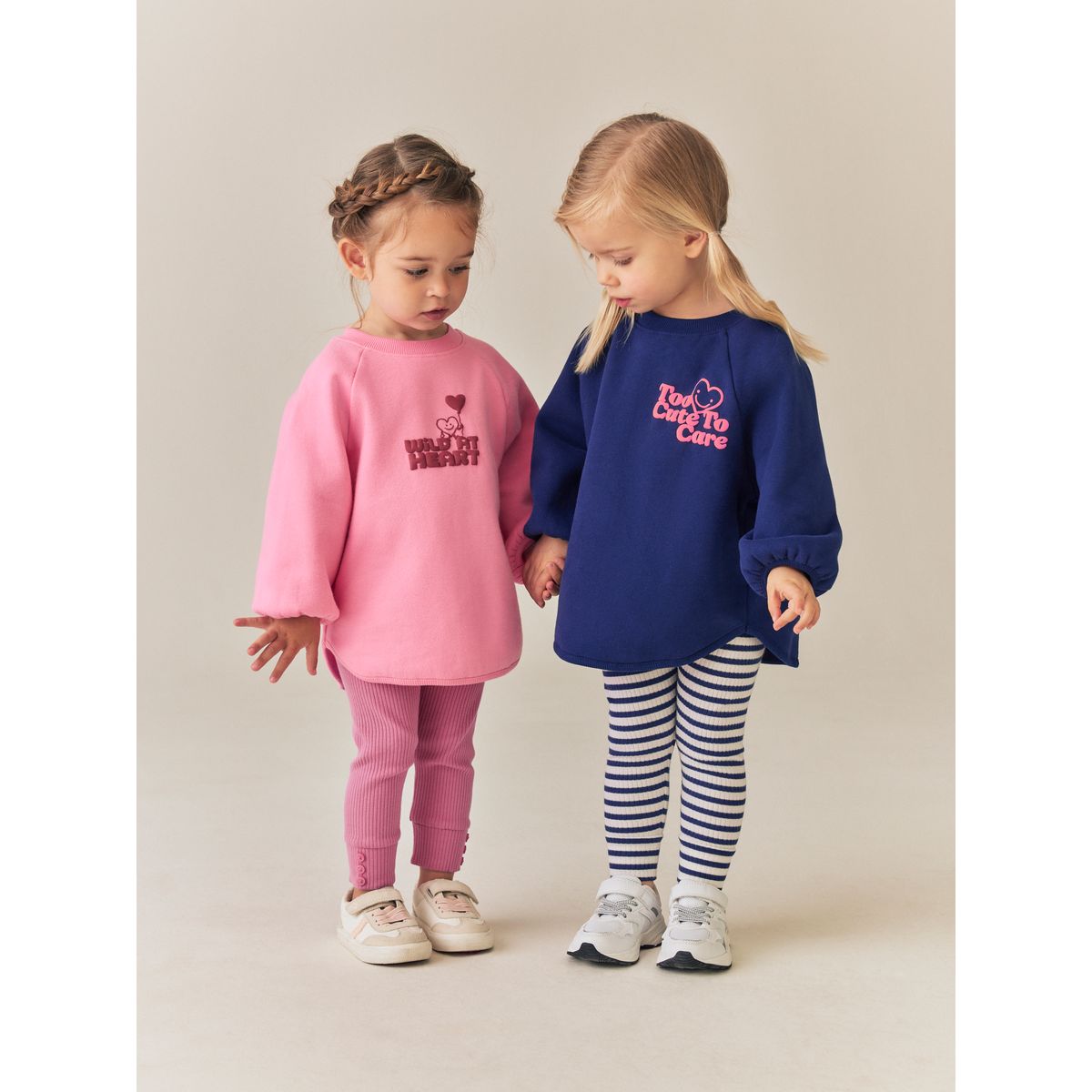 Ensemble sweat et legging, lot de 2 bleu marine/rose, NEXT