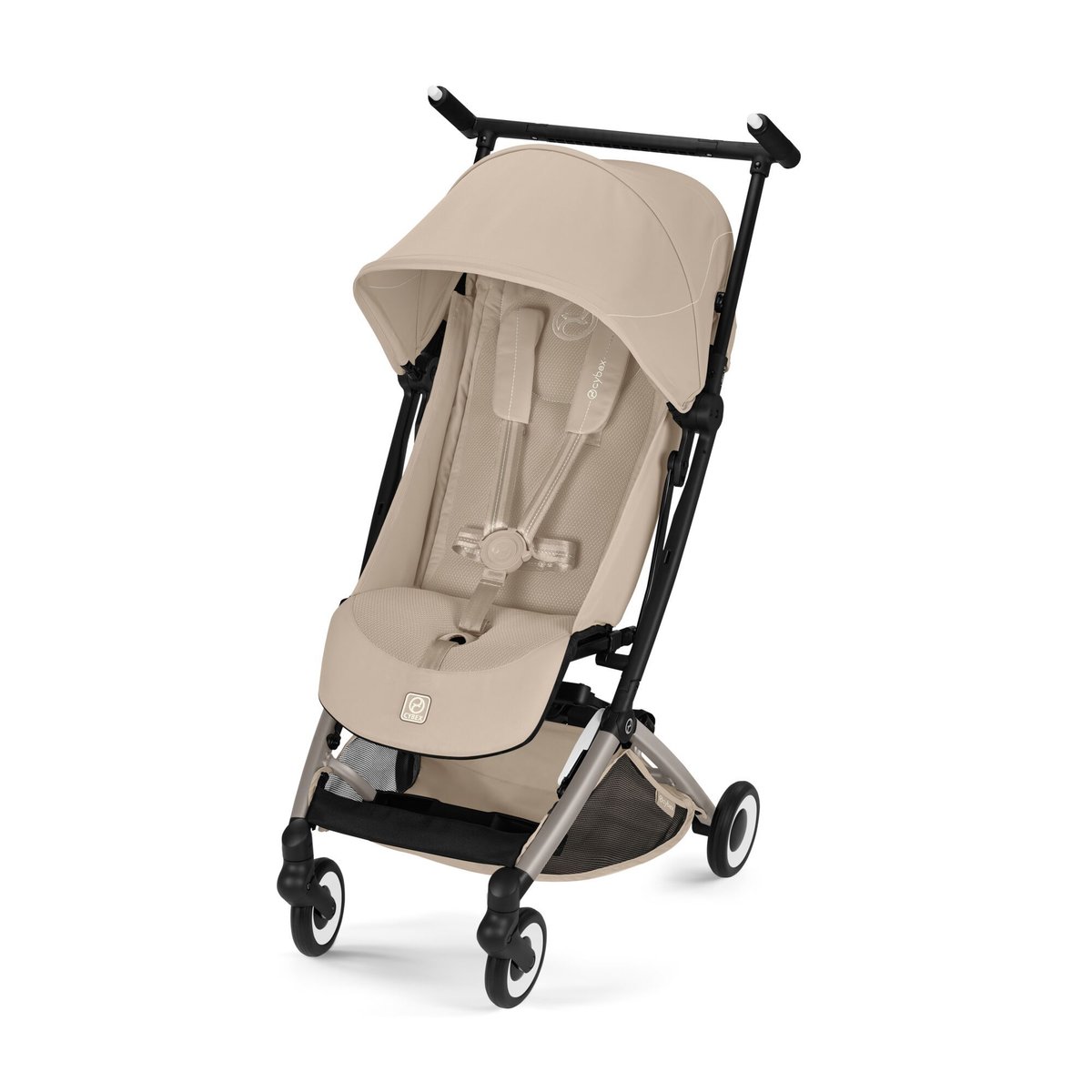 Pack poussette duo Libelle 5 + Cloud T i-Size Tissu Plus beige almond, CYBEX