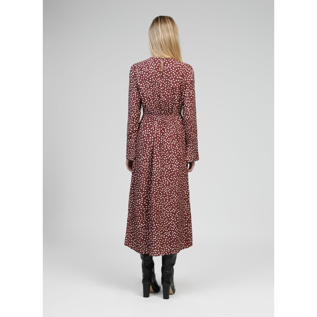 Robe Midi MASELMA jakaranda choco, AN'GE