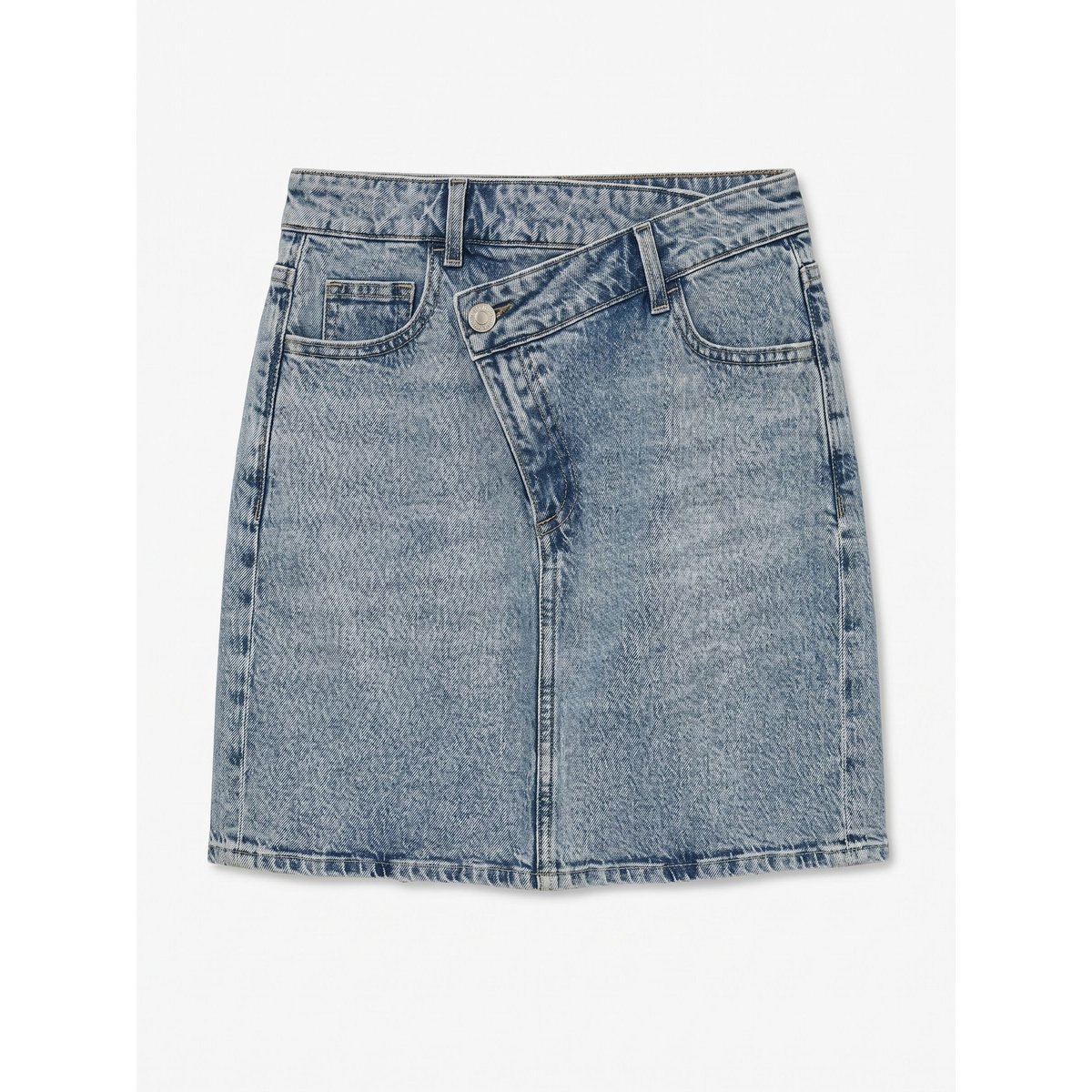 Jupe En Denim light blue denim, VERO MODA
