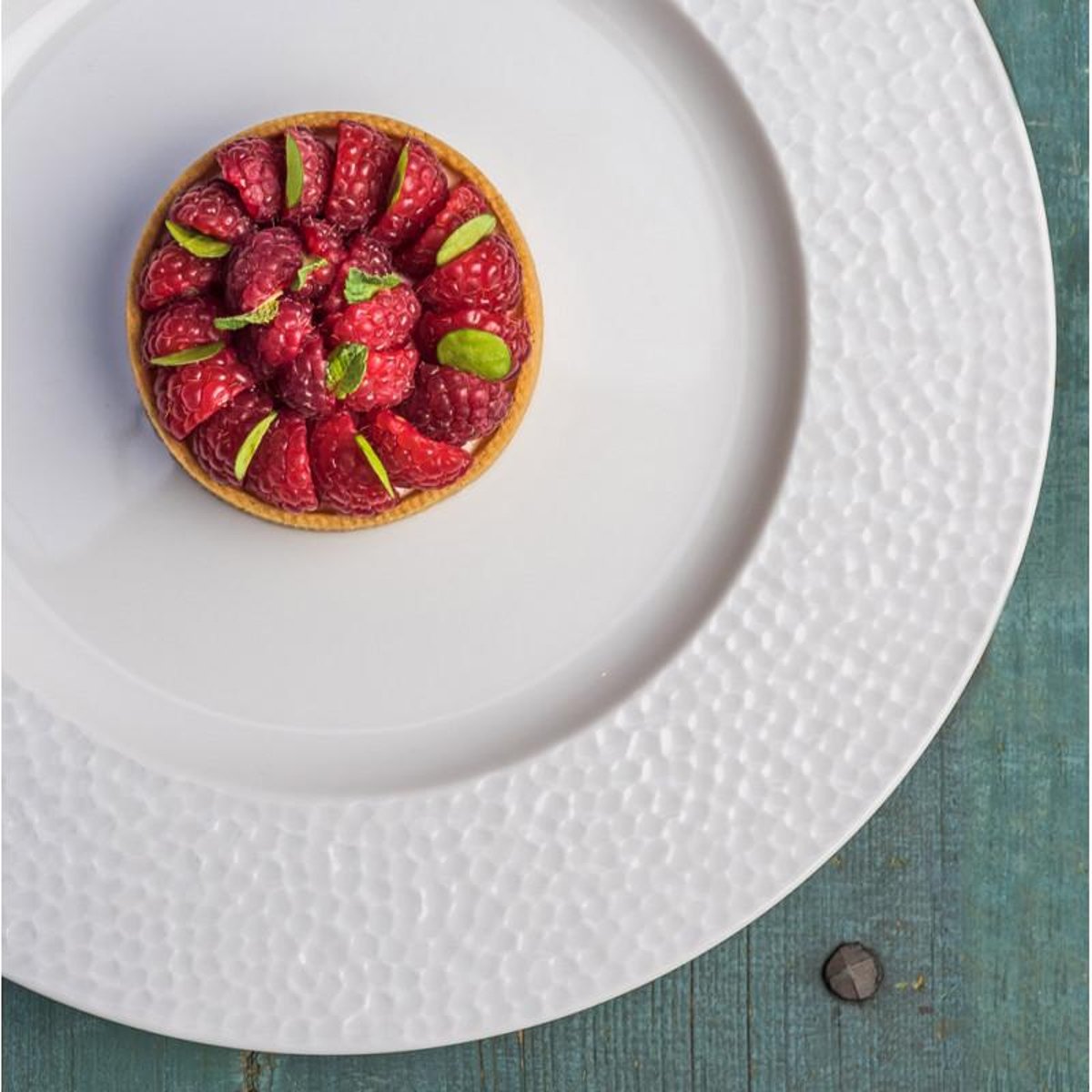 Assiette plate Louna 27 cm (lot de 6) blanc, TABLE PASSION