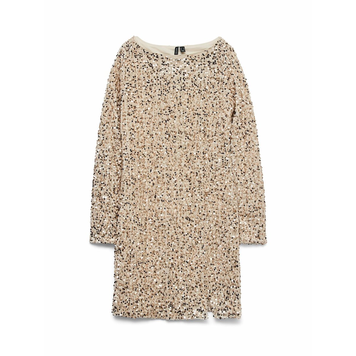Korte jurk met zecchino's goudkleur, VERO MODA