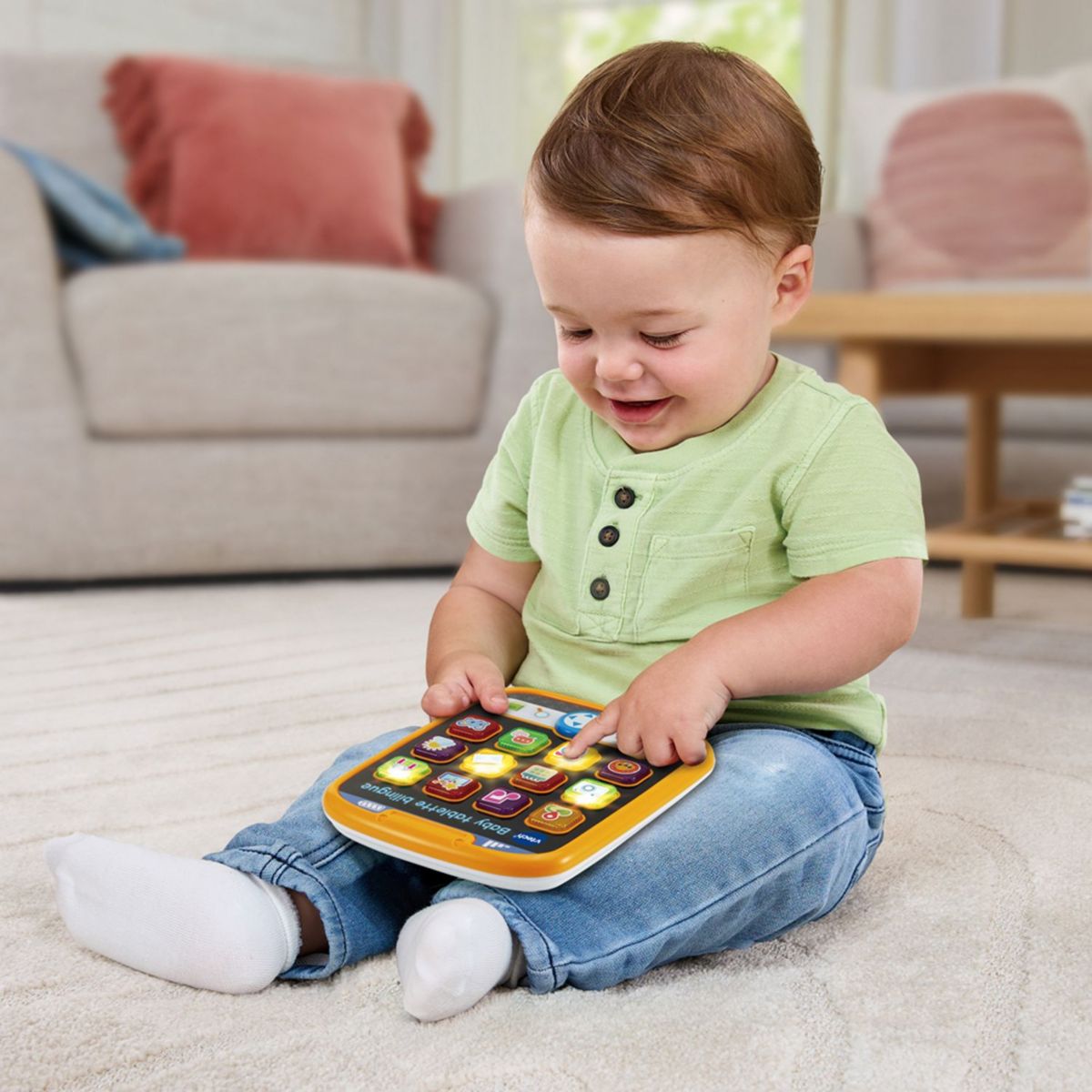 Jeu éducatif Baby tablette bilingue couleur unique, VTECH