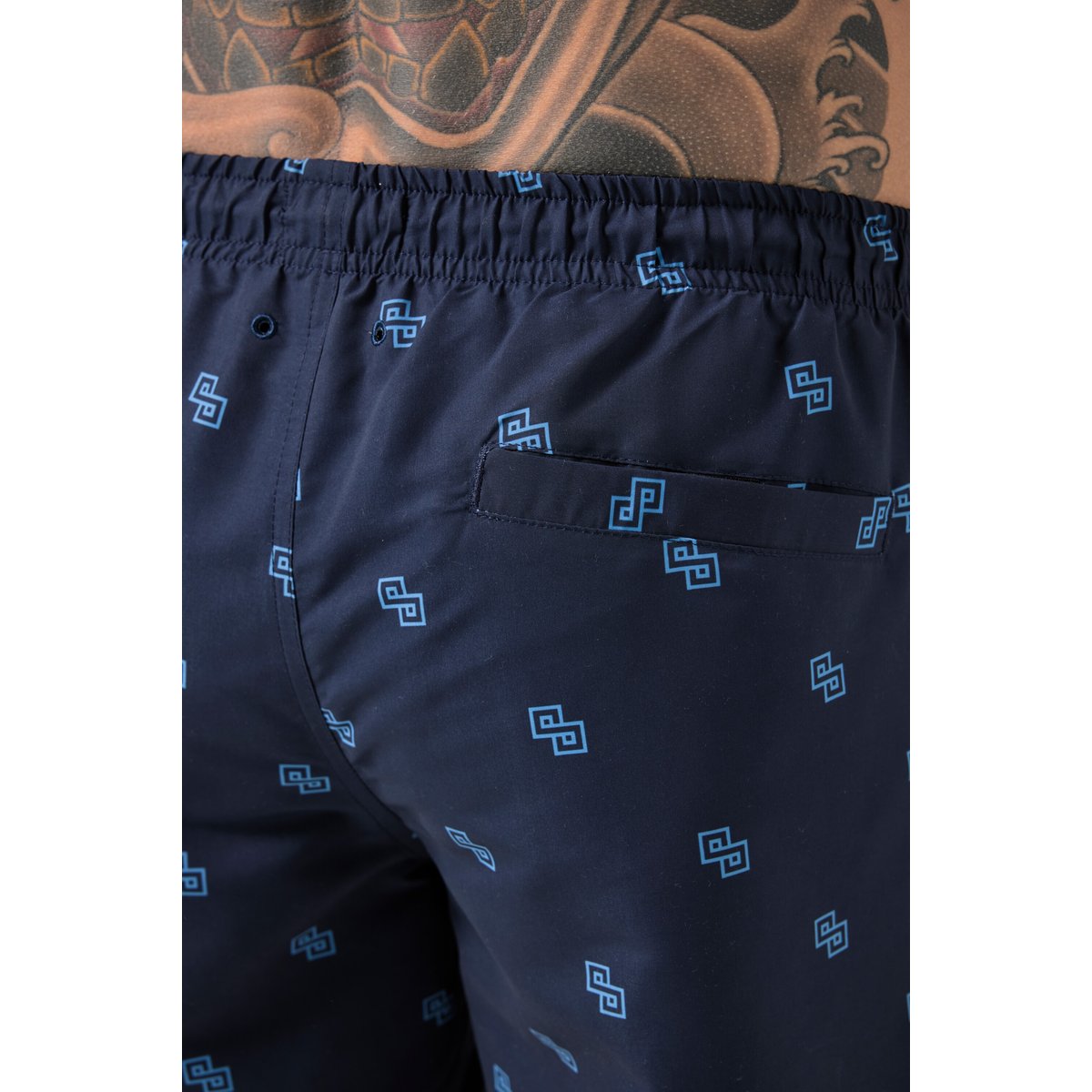 Short de bain collection Beachwear bleu marine, JP1880