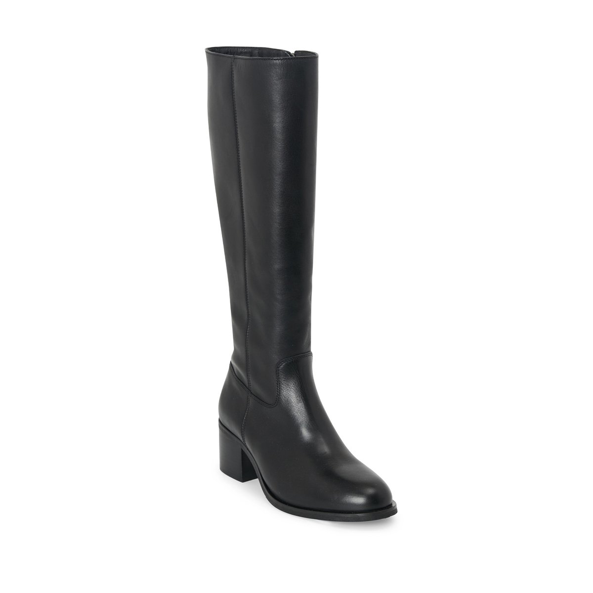 Botte À Talon en cuir CLANCY-L noir, MELLOW YELLOW