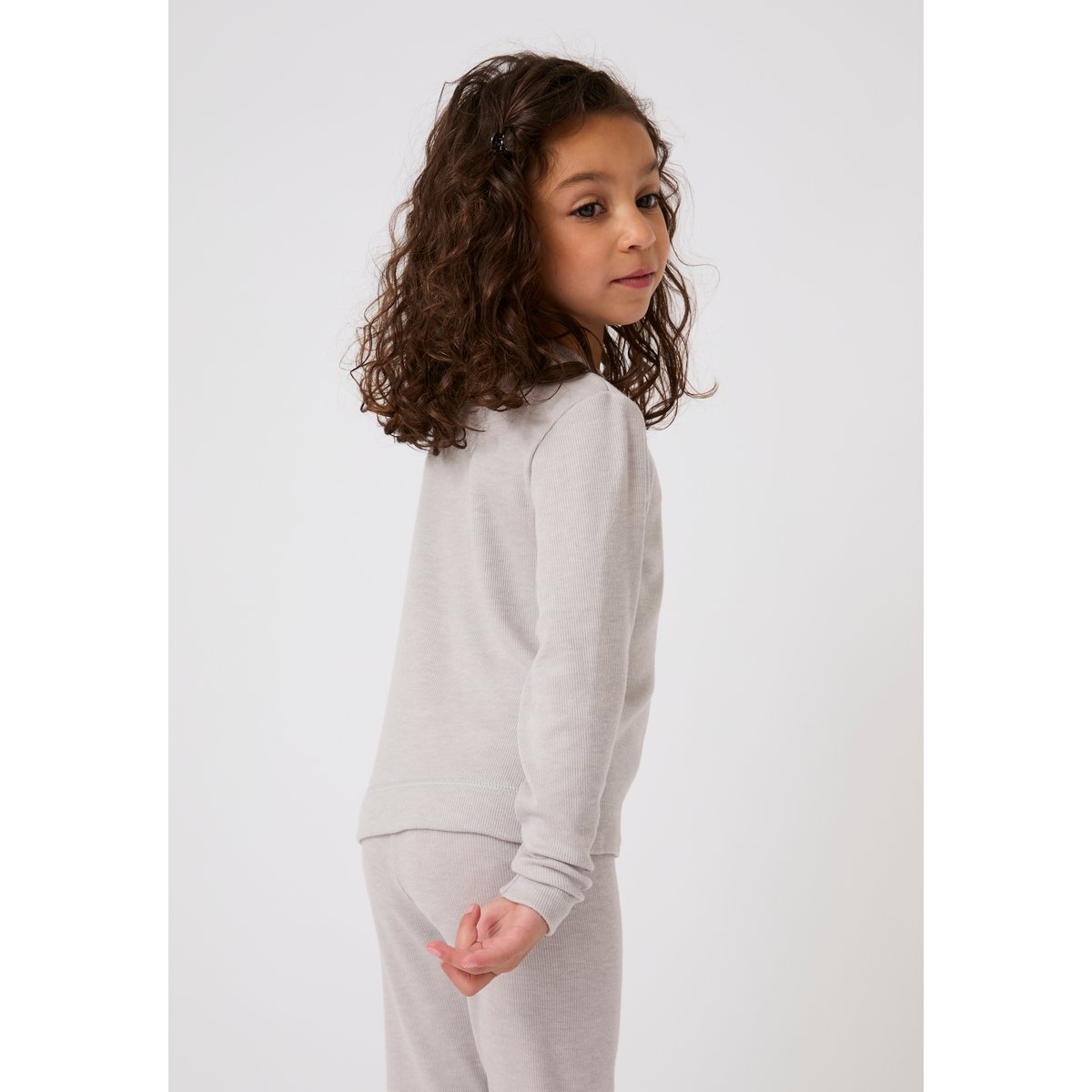 T-shirt manches longues Thermolactyl Degré 5 marron beige chiné, DAMART