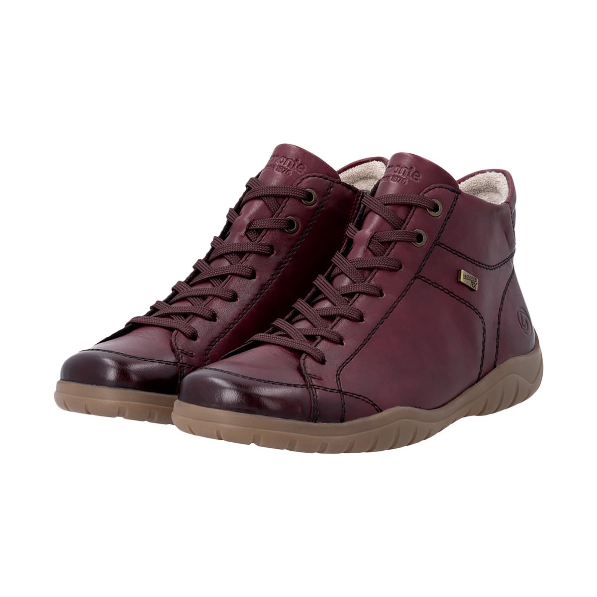 Basket Cuir Montante rouge, REMONTE