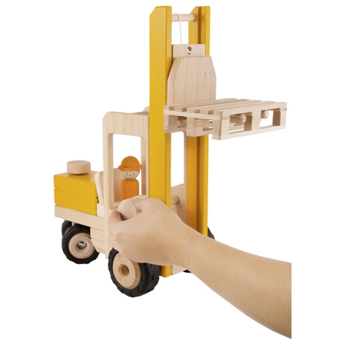 Chariot élévateur jaune, GOKI