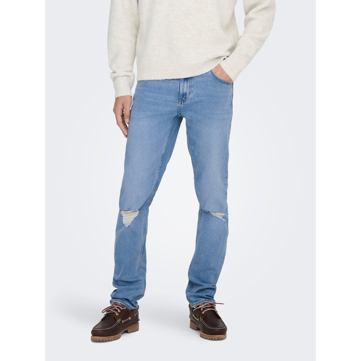 Jean Slim light blue denim, ONLY & SONS