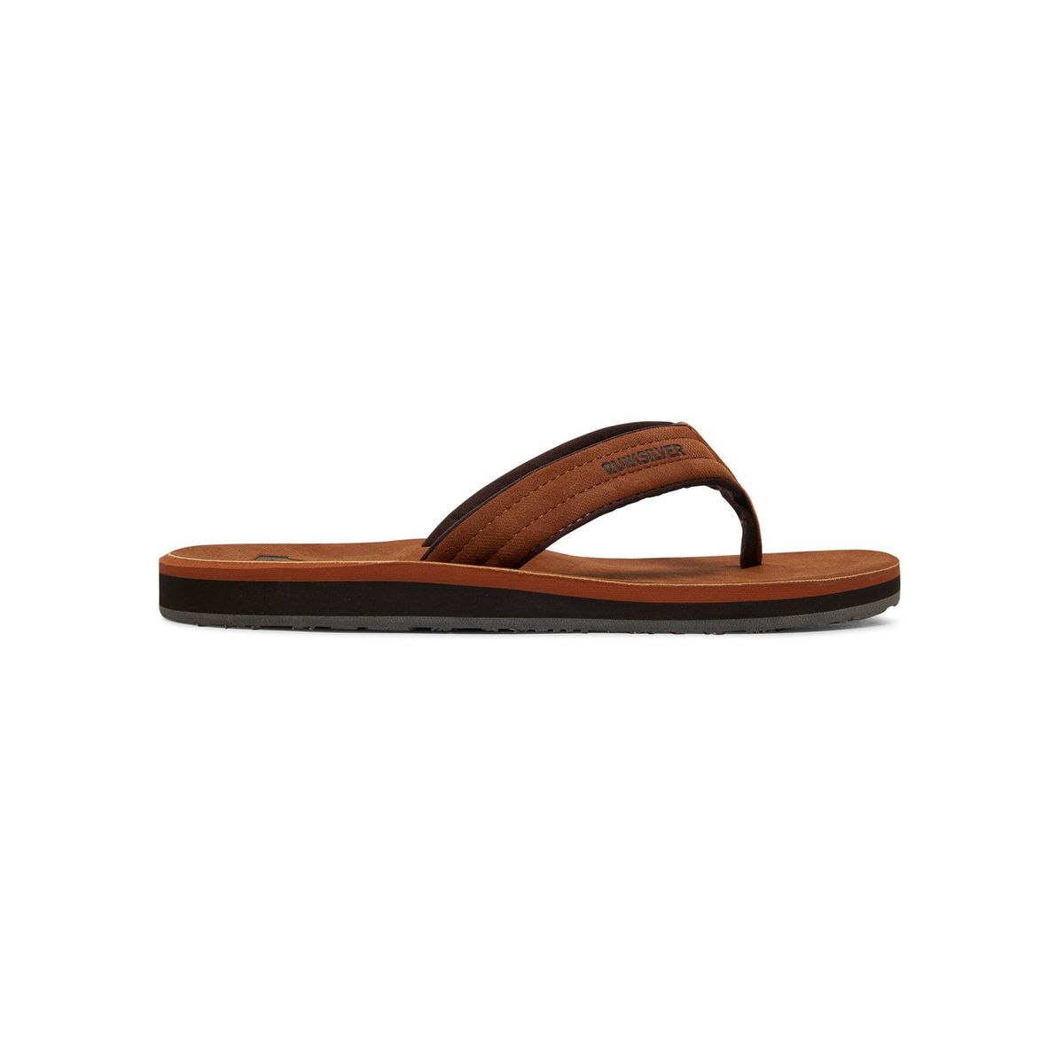 Tongs Carver marron brown/brown/brown, QUIKSILVER