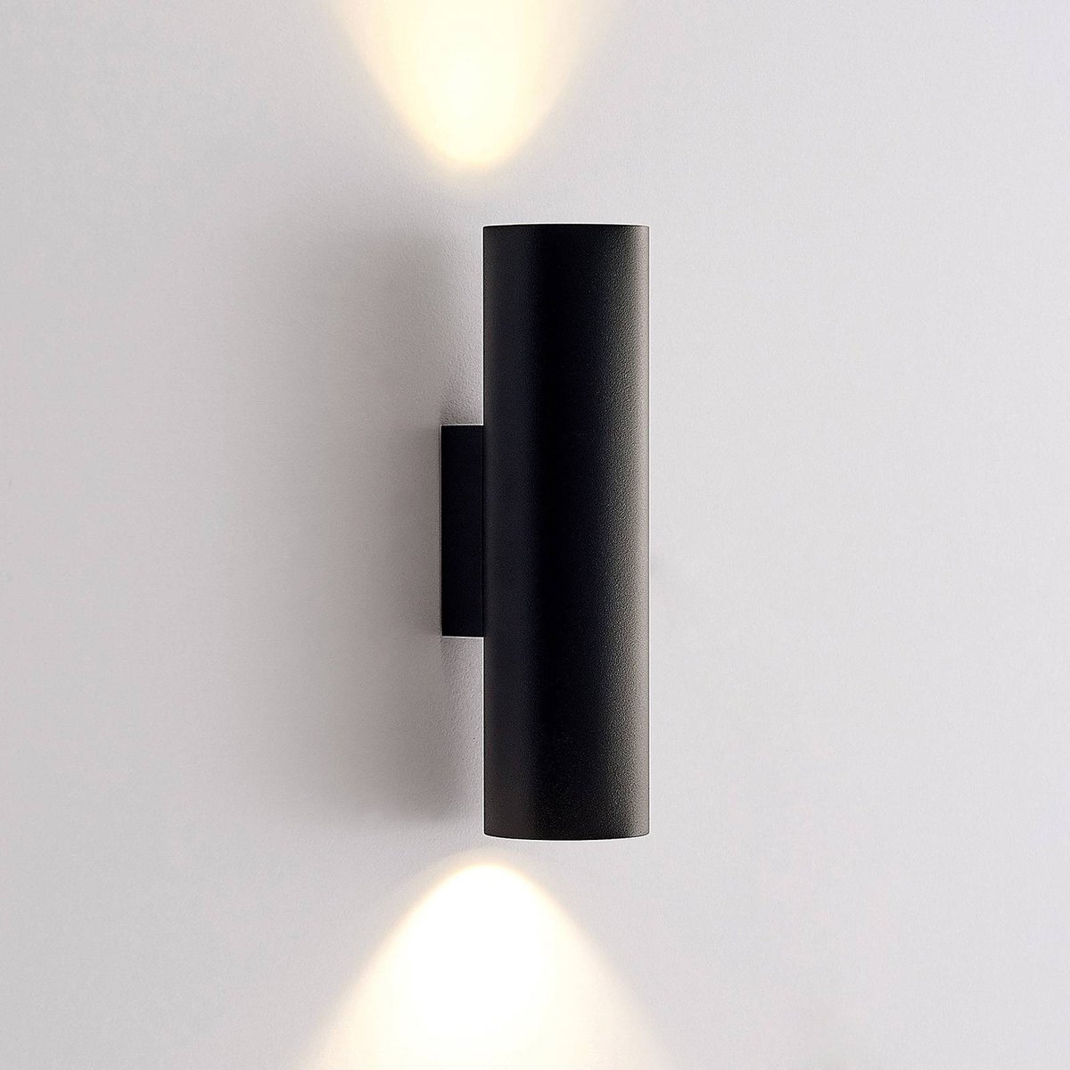 Applique en aluminium moderne, Brinja noir, ARCCHIO