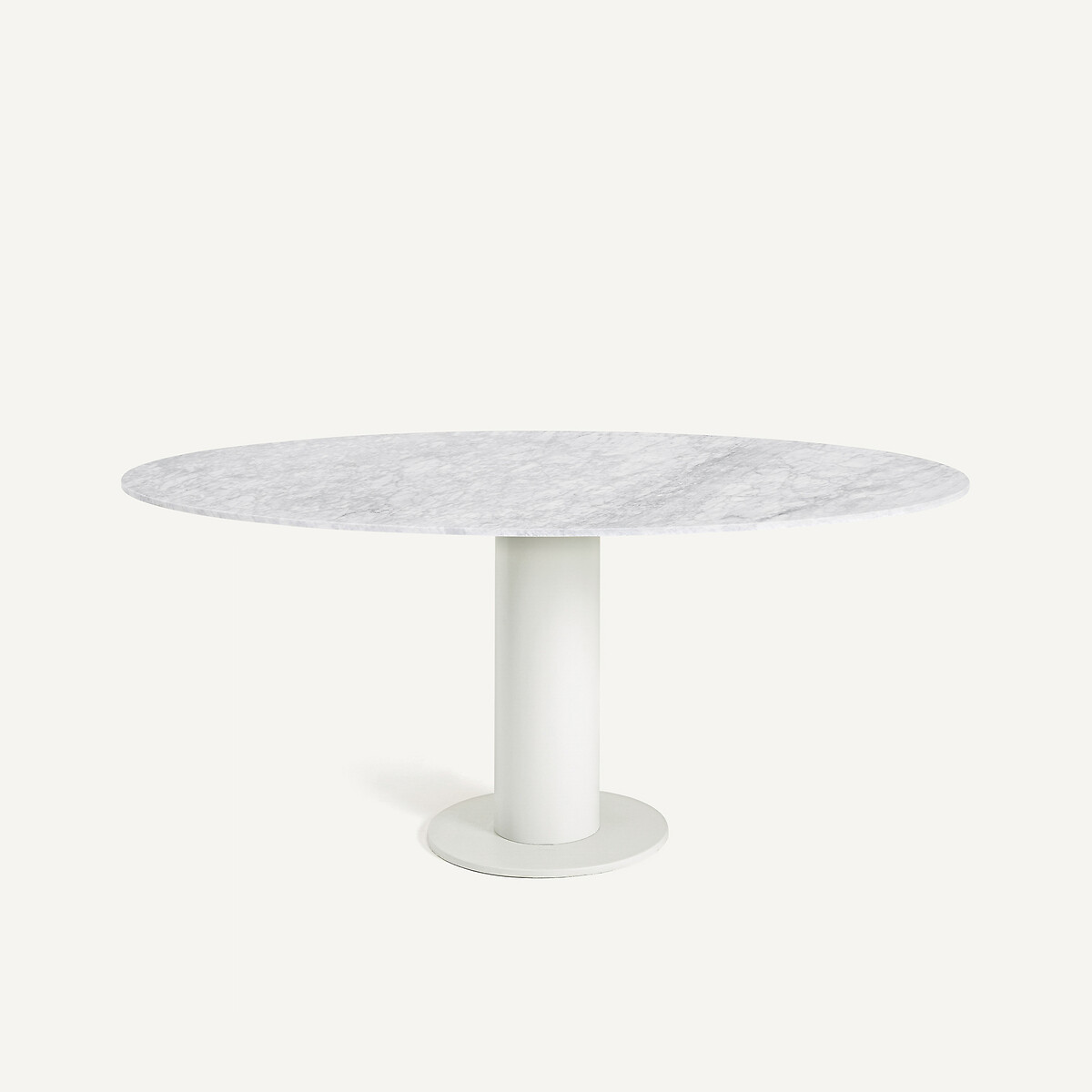 Tablero de mesa de mármol elíptico L170 cm, Elipso mármol blanco, AM.PM