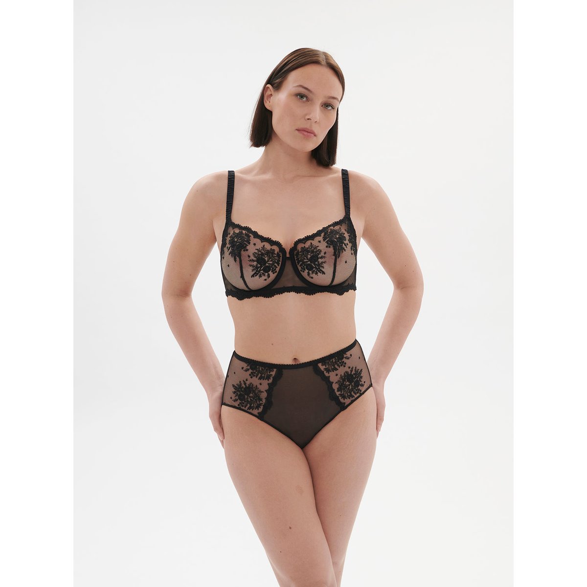 Culotte taille haute, INTRIGUE noir, SIMONE PERELE
