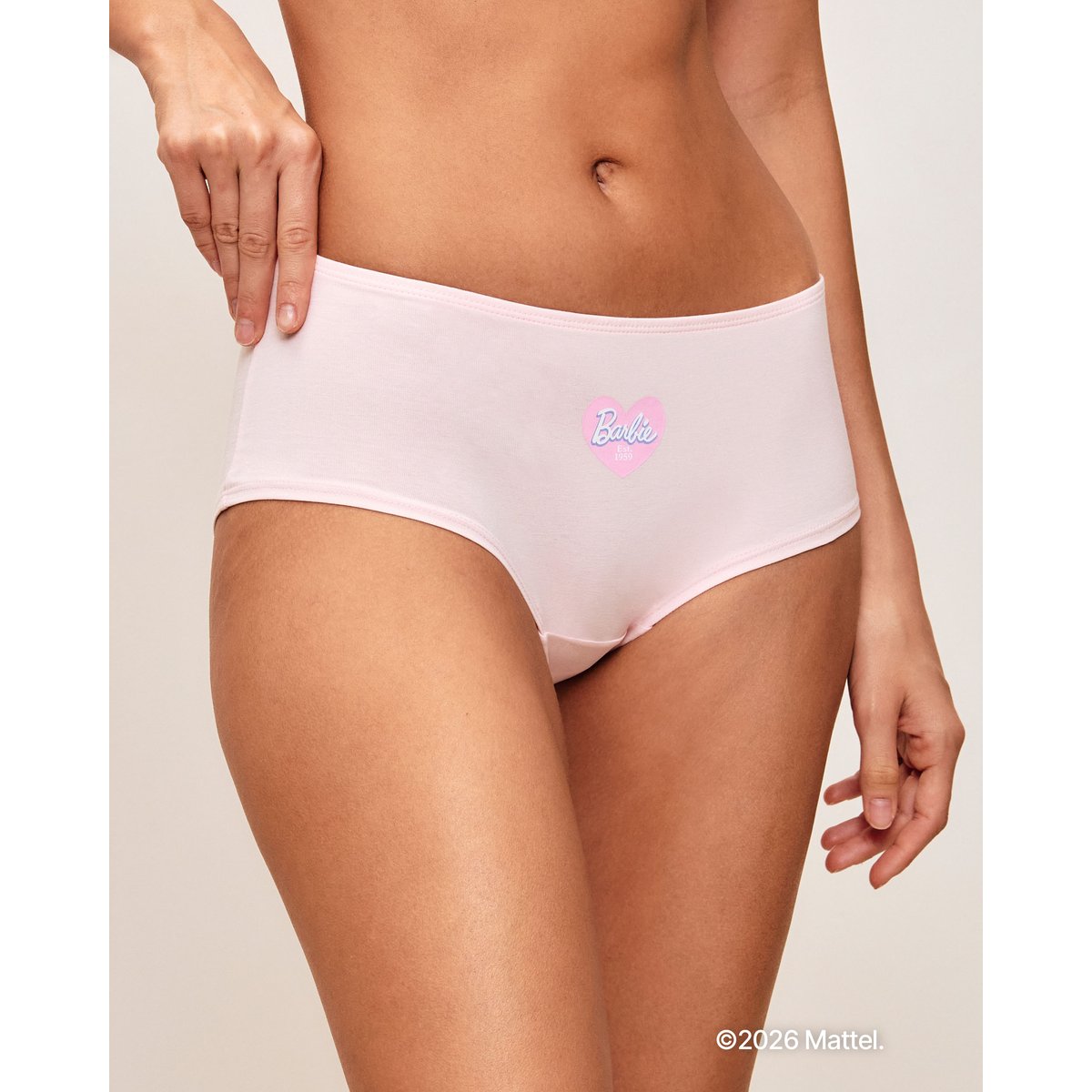 Lot de 3 shortys en coton Barbie SHORTIZ BARBIS rose, UNDIZ