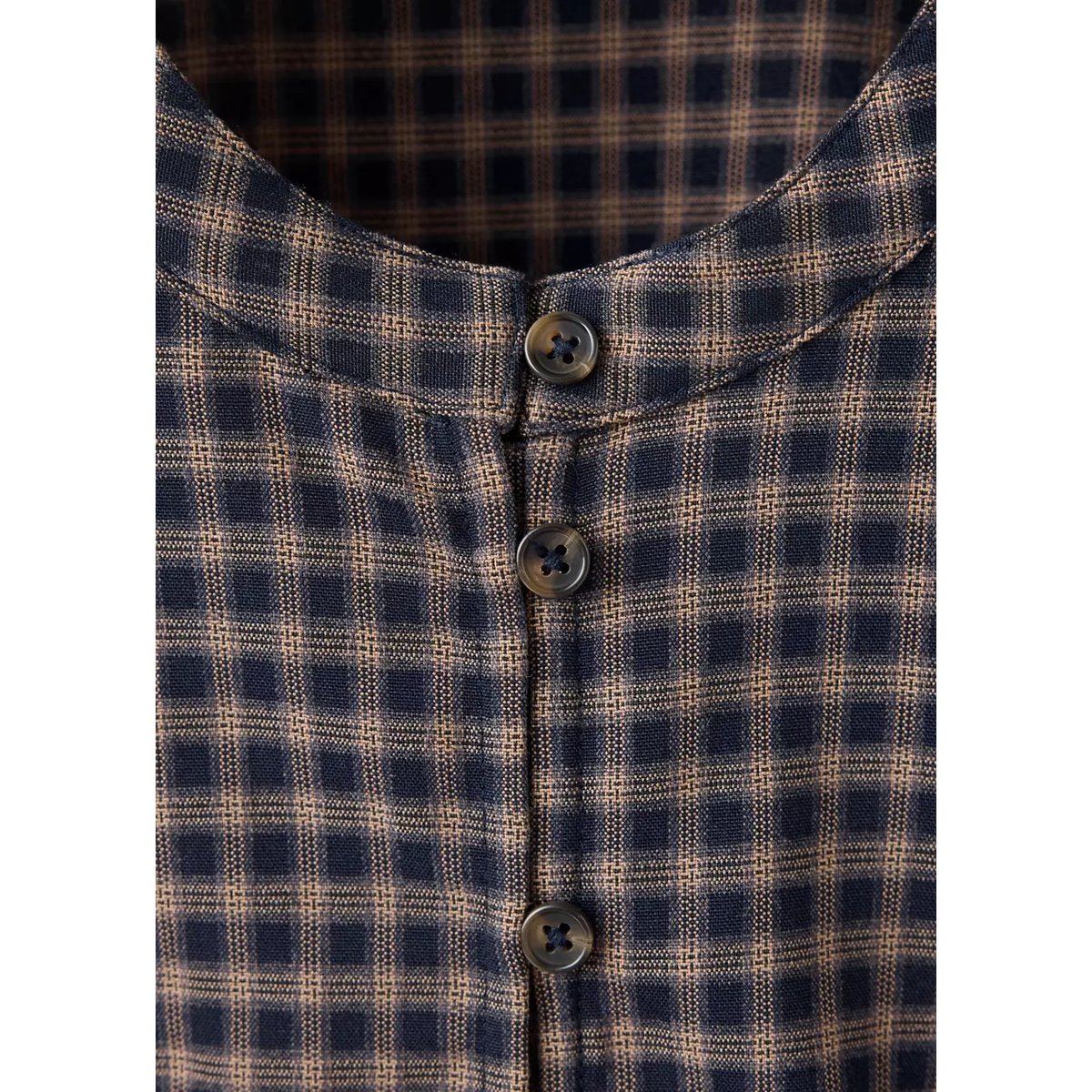 Chemise à carreaux bleu marine, MANGO KIDS