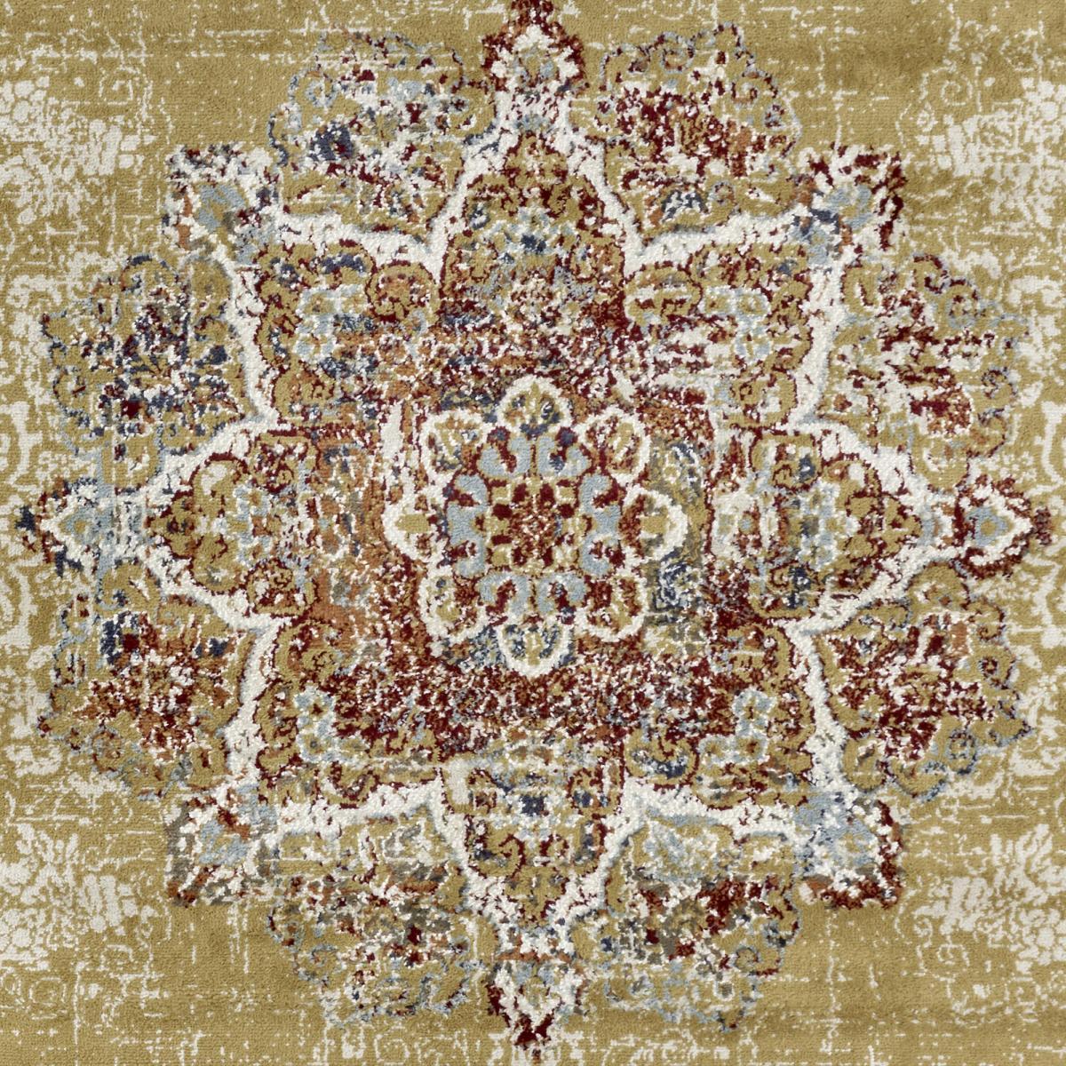 Tapis salon MADERNO, Oriental or, UN AMOUR DE TAPIS