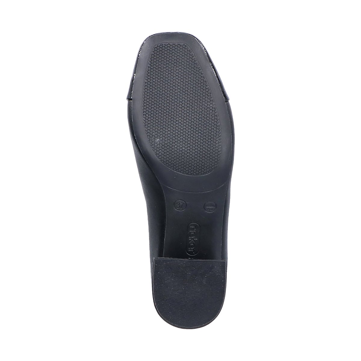 Ballerine Talon à Enfiler Estonia noir, RIEKER