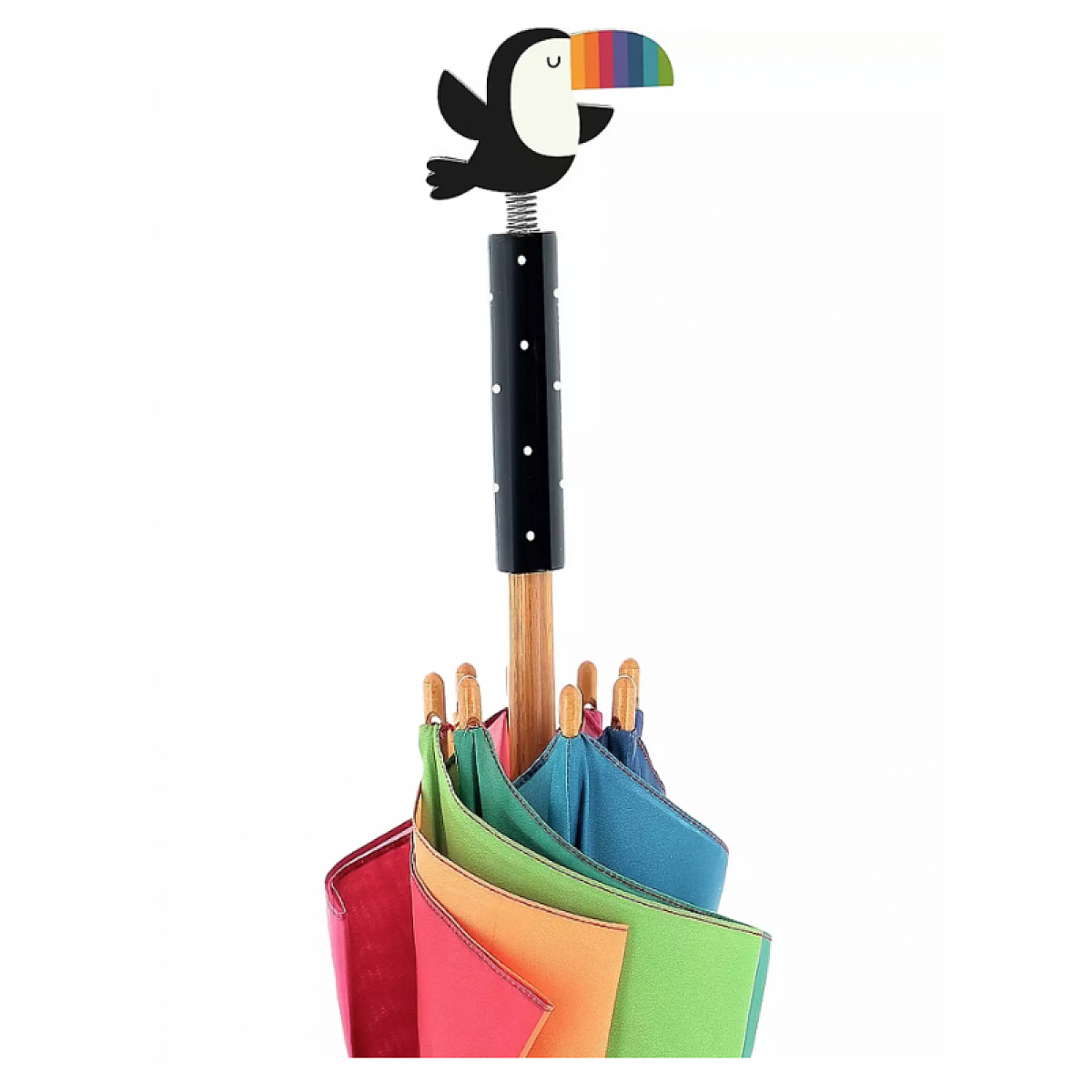 Parapluie Toucan de Paradis Design Coloré d'Andy Westface pour Enfants rose, VILAC