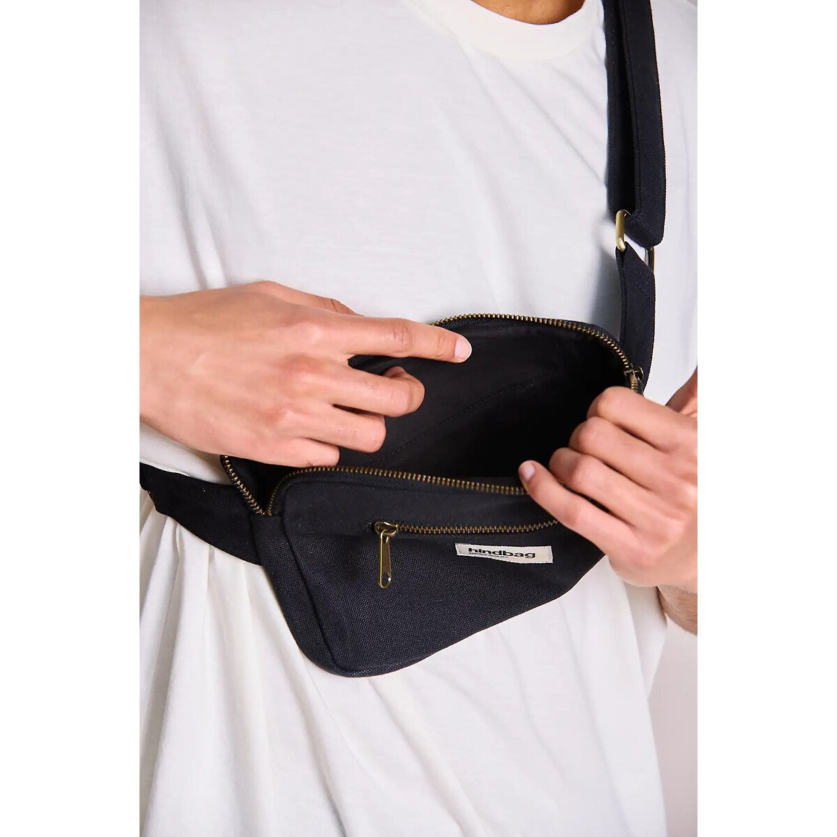 Harry Rectangular Bum Bag black, HINDBAG