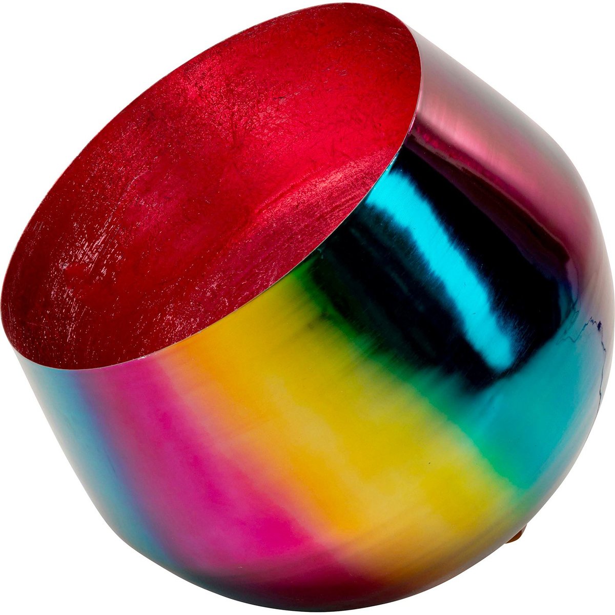 Lampe ronde en acier, RAINBOW multicolore, KARE DESIGN