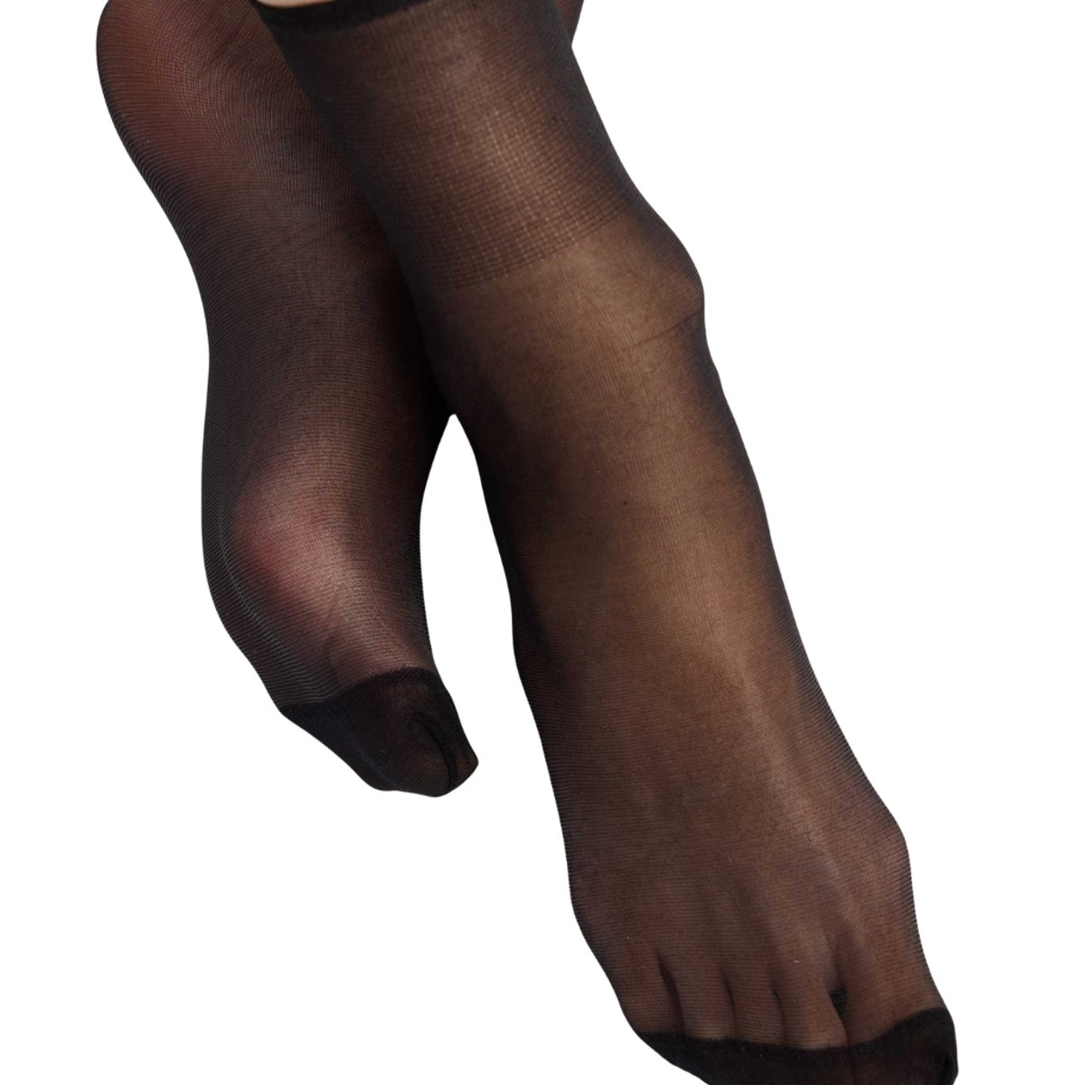 Lot de 2 Socquettes Transparents 20D Beauty Resist noir, DIM