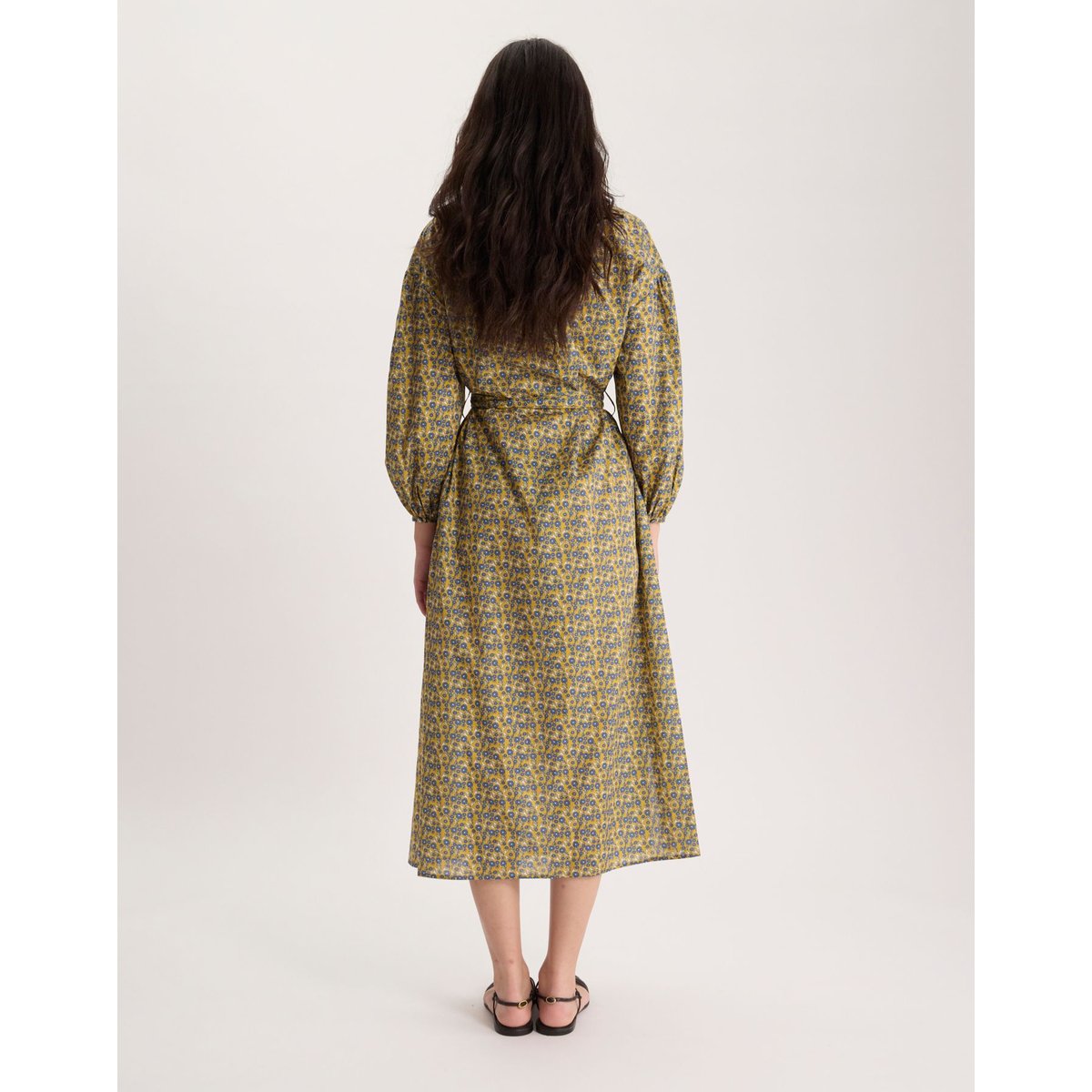 Robe Livia en coton jaune, INES DE LA FRESSANGE PARIS