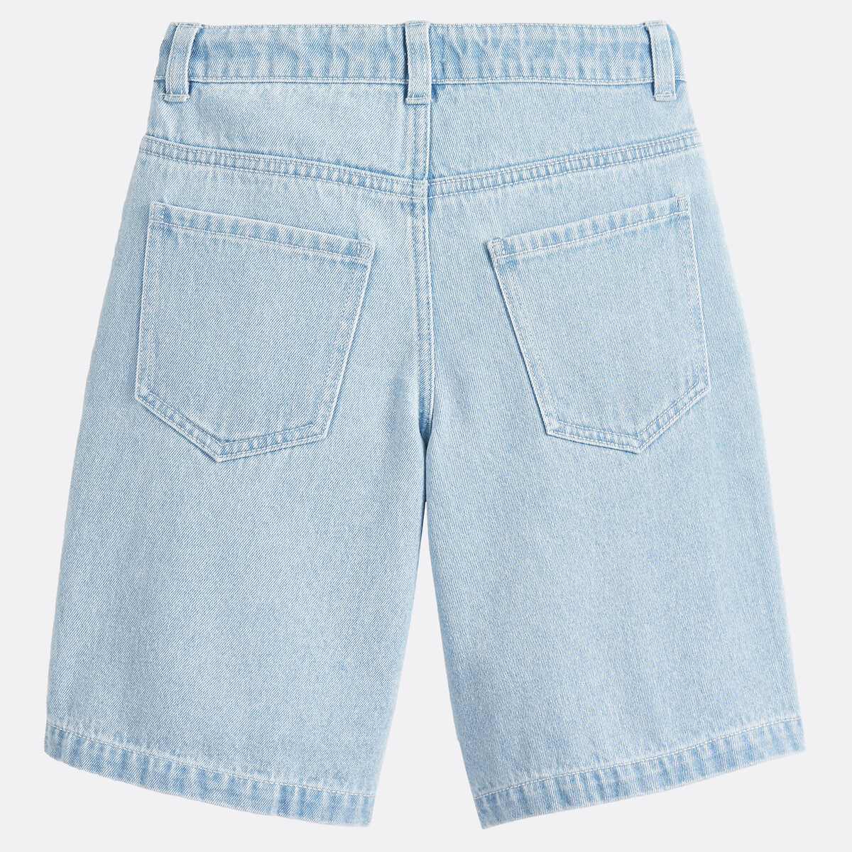 Bermudas vaqueras baggy bleached, LA REDOUTE COLLECTIONS