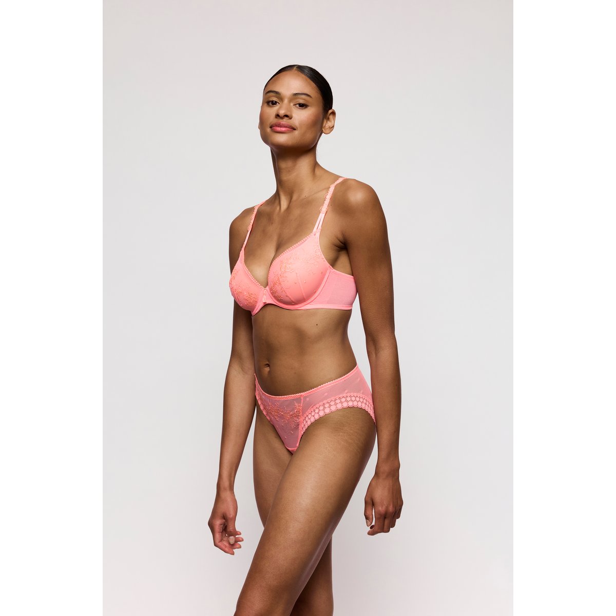 Slip brésilien ANNAELLE rose - neon peach, MARIE JO