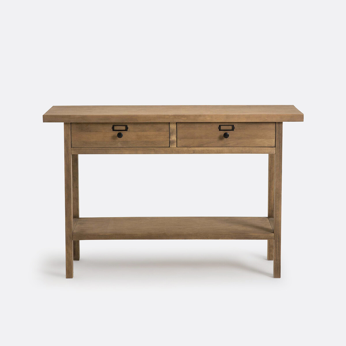Console pin massif, Lunja ciré naturel, LA REDOUTE INTERIEURS
