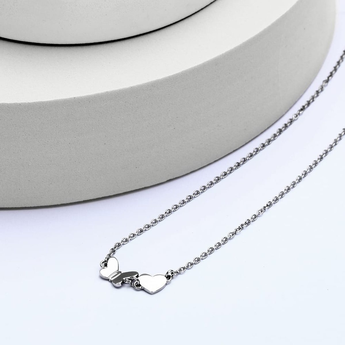 Collier en acier, cristaux, TALISMANI argent, MORELLATO