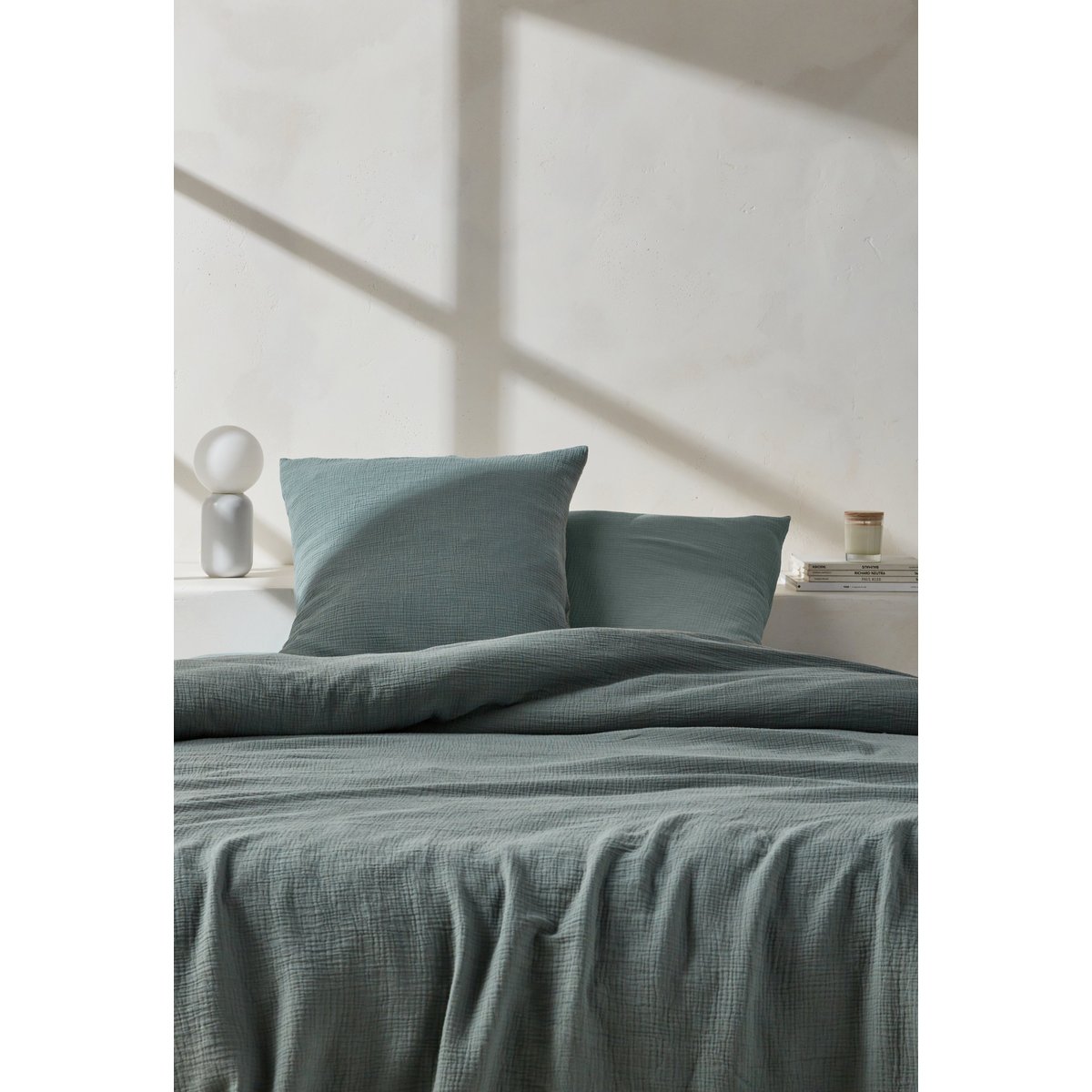 Housse de couette, 240x220 cm, 100% coton bio, OEKOTEX palme, MONOPRIX