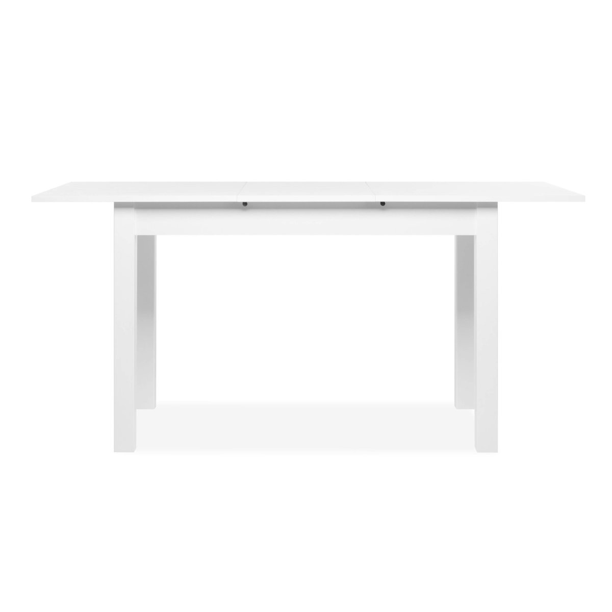 Table repas 6/8 places extensible, bistrot moderne ALVA blanc, PIER IMPORT