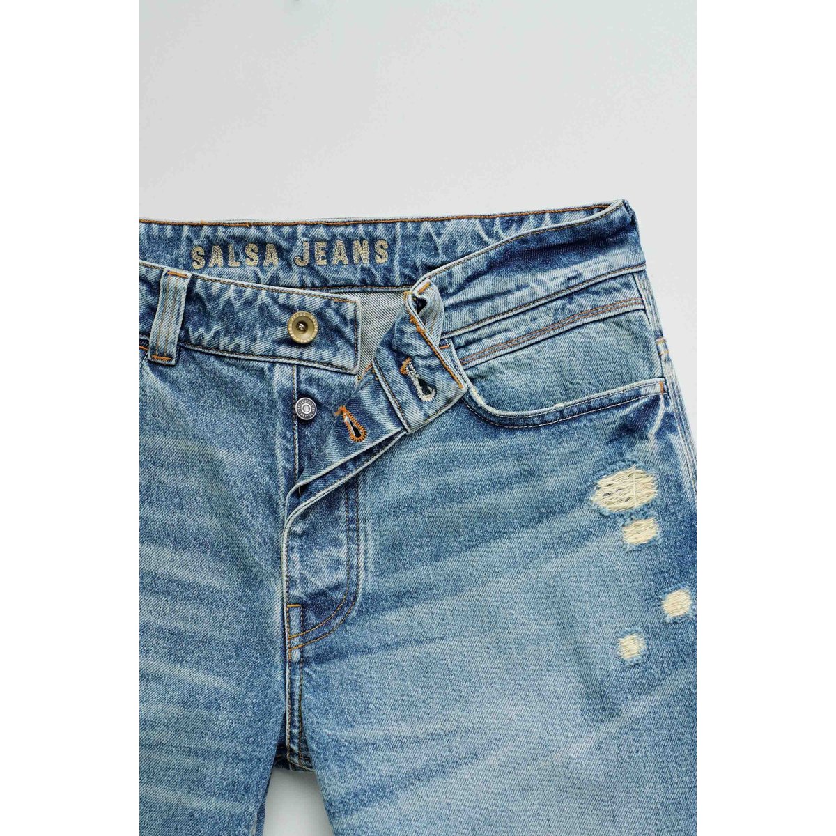 JEAN REGULAR FIT CRAFT SERIES bleu vintage, SALSA JEANS